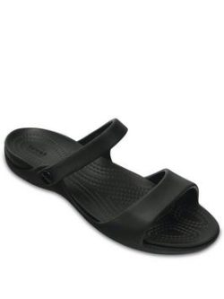 Crocs Cleo V Ankle Strap Sandals - Black